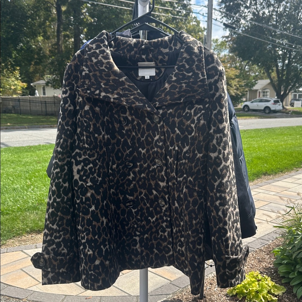 Thread & Supply Animal Print Coat